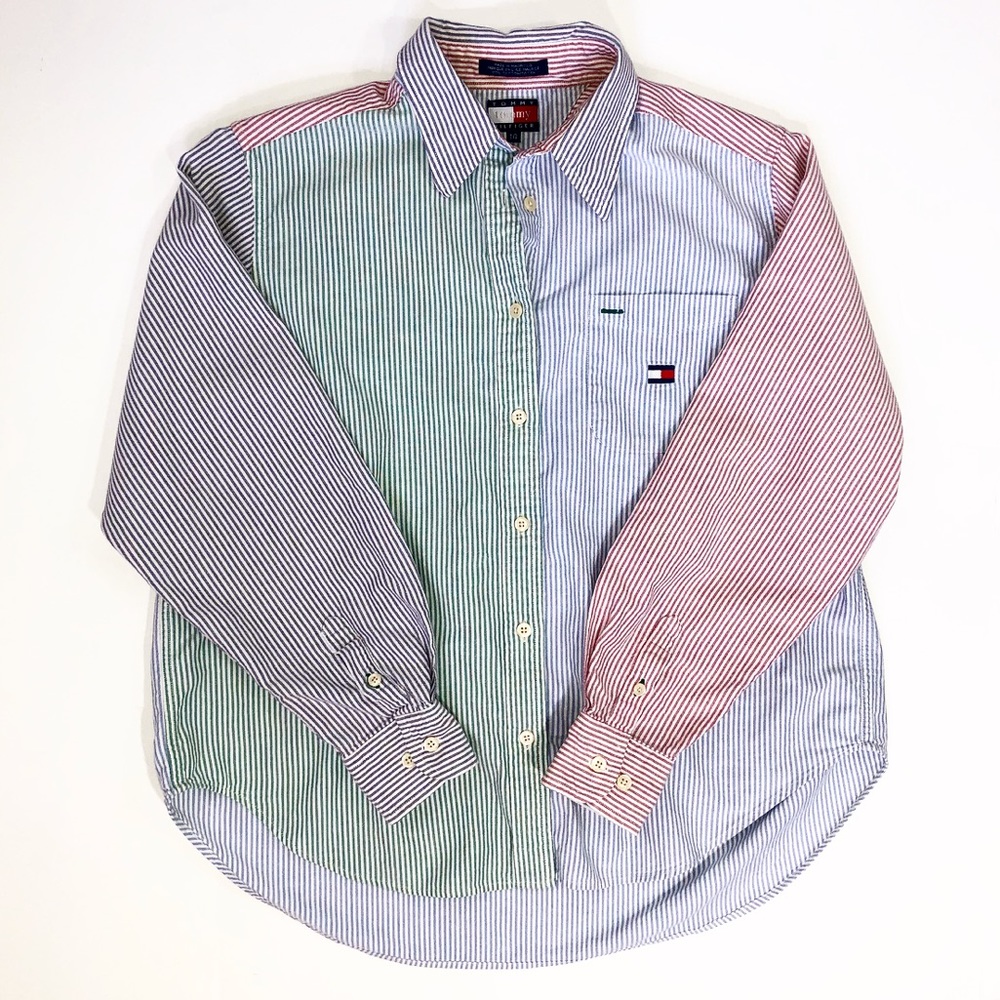Vintage Tommy Hilfiger Striped Button Down